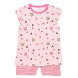 デンマークの子供服ブランドＦＩＸＯＮＩ 綿１００％ トロピカルフィッシュロンパース ピンク 92ｃｍ