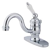 Elements of Design EB3401PL Hot Springs Single Handle 4 Centerset Lavatory Faucet with Retail Pop-Up