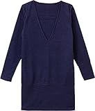 アルゴヴィア シンプルVネックチュニック産後授乳服 M ネイビー スムース 346131