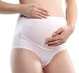 Vogue of Eden Women's Maternity Pregnant Underwear Adjustable Underpants Pink, XXXL