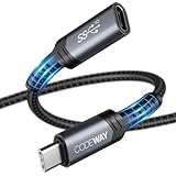 CODEWAY USB C延長ケーブル 1M USB 3.2 Gen 2 (10Gbps) 100W/5A急速充電 TYPE C延長ケーブル 各種デバイス対応(タブレット、スマートフォン、ゲームコントローラーなど)