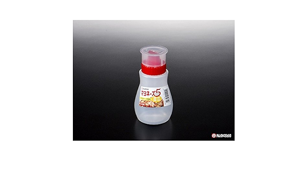 Amazon マヨネーズ容器 260ml レッド ナカヤ化学産業 株 キッチンラップ