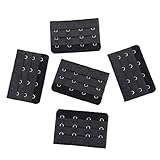 (ビグッド)Bigood ジャー延長 調整ホック アンダー補助 4段 20枚セット マタニティ ブラホック 脇肉スッキリ ブラック