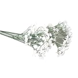 POTOJP 造花 手作り カスミソウ 造花 ブーケ 枯れないお花 本物みたい 工芸 高級 贈り 壁掛け 結婚式 誕生会 二次会 お祝い 花束プレゼント インテリア 华道