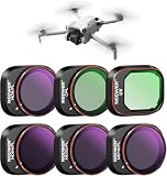 NEEWER ND&CPLフィルターセット コンパチブルDJI Mini 4 Pro 6枚 UV CPL ND8/PL ND16/PL ND32/PL ND64/PL ポラライザーNDフィルター ドローンレンズアクセサリー マルチコートHD光学ガラス アルミフレーム