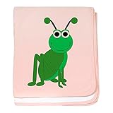 CafePress – Grasshopper – スーパーソフトベビー毛布、新生児おくるみ ピンク 08394206996832E