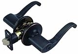 Design House 740340 Scroll 2-Way Latch Entry Door Handle, Adjustable Backset, Oil Rubbed Bronze Fini