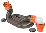 Camco 39761 RhinoFLEX 15' RV Sewer Hose Kit with Swivel Fittings [並行輸入品]
