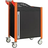 トラスコ カスタムワゴン(キャビネット付) TAC-648TR-BK