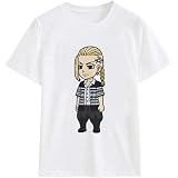 OUHUAN 東京卍リベンジャーズ Tシャツ 半袖 トップス 日常服 上着 丸首 夏服 カジュアル コスプレ衣装 子供用 大人用 記念シャツ スウェットシャツ スウェット (color11#,XL)