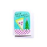 Yellow Owl Workshop アメリカ発キュートなグリーティングカード <DECK THE HALLS PIZZA> YO-CR903