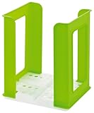 新聞収納ラック グリーン F-07505