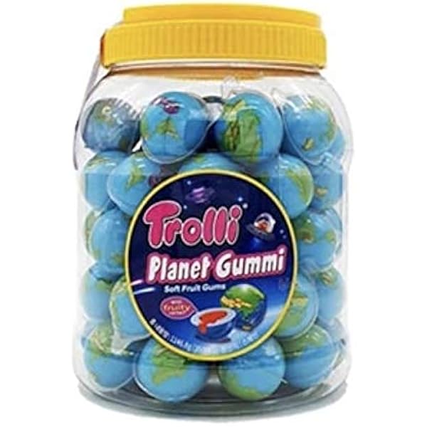 Amazon.co.jp: Trolli トローリ 地球グミ プラネットグミ 60個 1128g