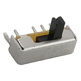 uxcell スライドスイッチ　4ピン PCB 3ポジション SP3T 1P3T　10個入