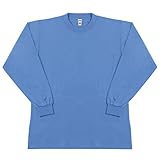 SOWA(ソーワ) 長袖Tシャツ(胸ポケット有り) ブルー 4Lサイズ 0002