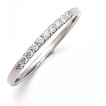 Amazon | LEGAN (レガン) ハーフ エタニティリング プラチナ 5号