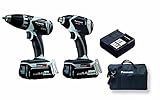 Panasonic EYC144V33 Drill Driver and Impact 14.4V Combo Kit 3.3Ah Li-Ion Batteries [並行輸入品]