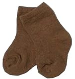 ハヤシニット オーガニックコットン ソックス 9-10cm ブラウン