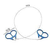 Xiton ワイヤソー 屋外プラスチック60cm スチールワイヤソーリング スクロール緊急旅行キャンプハイキング 狩猟 生存 ツールキットフレキシブル 便利