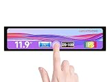 Waveshare 11.9インチ 静電容量式タッチスクリーンLCD Raspberry Pi 5/4B/3B+/3A+/2B/B+/A+/Zero/Zero W/WH/Zero 2W CM3+/4 320×1480解像度HDMI IPS対応 Jetson Nano/Windows対応