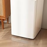 Yiwbj 冷蔵庫 マット透明 65×70cm 厚さ3mm PVC 無色 クリア 傷防止マット キズ防止 凹み防止 床保護シート (透明 厚さ3mm, 65x70cm)