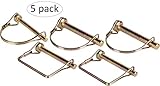 5 Piece PTOピン詰め合わせセット – 安全の電源Take Offアセンブリ、自動車、ファーム、トレーラー、Hitches、ワゴン、カプラー、Towing、芝生、庭 – by Katzco