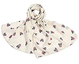 COMVIP キッズ 女の子 男の子 子供 花柄 秋冬 暖かい 防寒 薄型 スヌード ネックウォーマー カジュアル マフラー スヌード ロング スカーフ 黄色 B