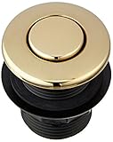Rohl AS425IB Air Activated Switch Button with Escutcheon and Mounting Hardware, Inca Brass by Rohl