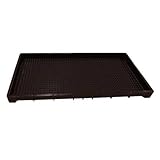 稚苗用育苗箱クリスタルカット(５個) 黒 約580（横内寸）*約280（縦内寸）*約34mm（高さ内寸） 穴径…2.8φ 穴数…1034