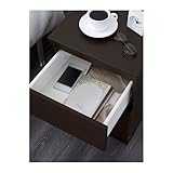 IKEA(イケア) KULLEN 00163756 チェスト(引き出し×2), ブラックブラウン