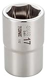 TONE(トネ) SUS ソケット(差込角12.7mm・6角) 17mm S4V-17