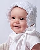 ベビーレースボンネット帽子「ＬＩＬＬＡ」ほんのわずかなベビーのあいだだけかぶれるベビーの王道スタイルのボンネットを美しく追及したデザイナー渾身のセレモニー用の帽子