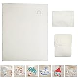 ベビー洗い替えカバー３点セット 《ロゴシリーズ》 【掛・敷・枕】 【日本製】 【無添加ガーゼ】 (ハウス)