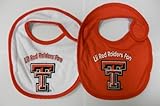 テキサスTechレッドRaiders NCAA Baby Bibs 2パック