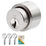 GOAL(ゴール) シリンダー錠 LX用 鍵 交換 玄関ドア 取替 リプレイスシリンダー917 ディンプルキー シルバー 交換手順書付 AS LX LG HD EX