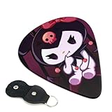 クロミ ちゃん エレキギター ベース用ピック ウクレレ ギター Abs素材 エレクトリック アコースティック 弦楽器 初心者 トライアングル ピック 6枚セット 0.46mm 0.71mm 0.96mm