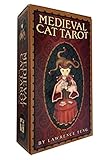Gammi タロットカード 占い ウェイト版 78枚 【MEDIEVAL CAT 猫 タロット 英語説明書 日本語翻訳文 タロットポーチ付き】