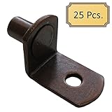 SS – 5 mm L字型ブラケット穴 – ブロンズ 25 ブロンズ SS-BraHole-5mm-AB-25