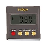 FstDgte デジタルレベル,デジタル角度計 傾斜計 水平器 LCD液晶画面 (ABS樹脂タイプ)