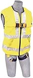 Capital Safety 1111585 Delta Hi-Vis Reflective Work Vest Harness, X-Large, Yellow [並行輸入品]