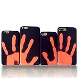 iPhoneバックケース熱センサーMagical Color Changing熱センサー蛍光灯熱熱誘導マットバックケース