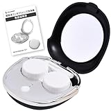 ZELDNER コンタクト洗浄機 超音波 花粉除去 蛋白除去 充電式 コンパクト 日本国内検品済み 日本語取扱説明書付き ソフト ハード カラコン対応 (スプレイグリーン)