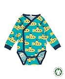 マクソモーラ ベビー服 Submarine 新生児用 コンビ肌着 0-4ヵ月 Maxomorra 北欧 スウェーデン (62cm)