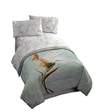 Disney BED Tink 'Water Color' Twin Sheet Set with Pillowcase Fairies by Disney [並行輸入品]