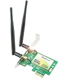 Ziyituod AC1200Mbps WiFi 無線LANカード | Intel AC-7265モジュール | PCI Express(PCIe)スロット、Bluetooth4.2対応 | デュアルバンド(5GHz 867Mbps / 2.4GHz 300Mbps) | 2*5dBiアンテナ | Windows10/8.1/8/7(32 64Bit) OS対応（ZYT-7265）2*5dBiアンテナ | Windows10/8.1/8/7(32 64Bit) OS対応（ZYT-7265）