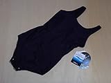 NIKKI ワンピーススクール水着 ゼッケン付き カップ付きネイビー 150cm ネイビー