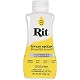 Craft County Rit Dye Solution - Assorted Colors - 240ml (8oz) Lemon Yellow