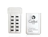 ColibriプレミアムブラックFerrous Flints 10プレミアムFlints Per便利ハードパック