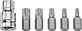JTC 12.7mm 5PCS 12角ビットセット トリプルスクエア JTC5365