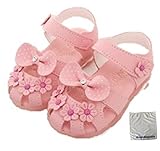 (ブラックサファイア) BlackSapphire お花 モチーフで デザインも 素敵な ベビー 女の子 キッズ サンダル (21（13cm）, ピンク)
